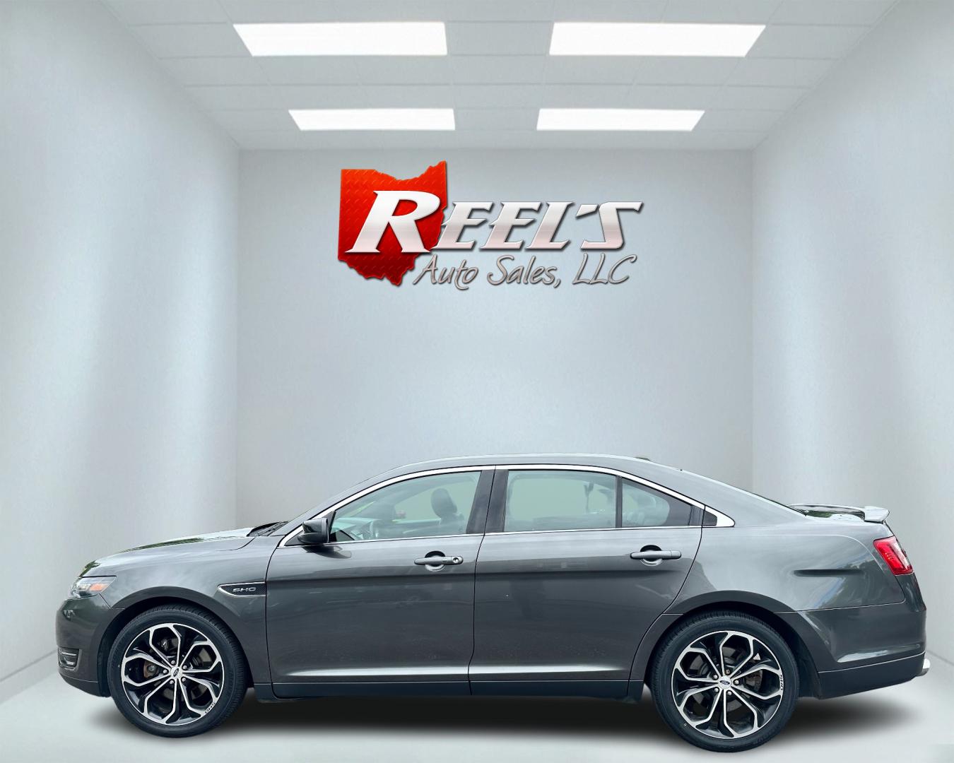 2019 Gray /Black Ford Taurus SHO AWD (1FAHP2KT0KG) with an 3.5L V6 DOHC 24V TWIN TURBO engine, 6-Speed Automatic transmission, located at 11115 Chardon Rd. , Chardon, OH, 44024, (440) 214-9705, 41.580246, -81.241943 - This 2019 Ford Taurus SHO AWD is a high-performance sedan that combines luxury and technology with its 3.5L twin-turbo EcoBoost V6 engine, producing 365 horsepower and 0-60 mph in just 5.2 seconds. The interior features heated and cooled front seats, blind spot monitoring, rear cross traffic alert, - Photo#9